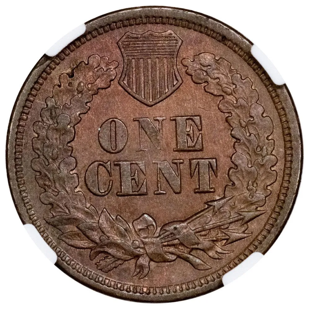 1869/69 Indian Head Cent Snow-3 FS-301 - NGC AU Details (ED)