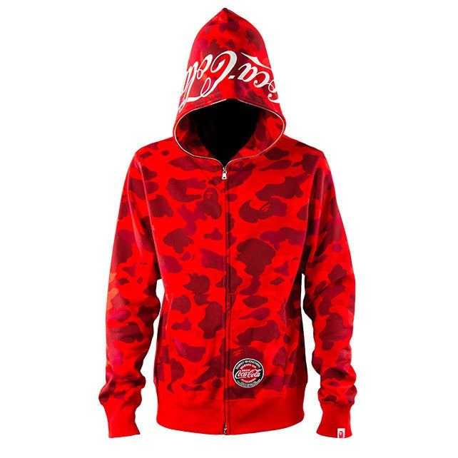 A Bathing Ape x Coca Cola Hoodie Full Zip