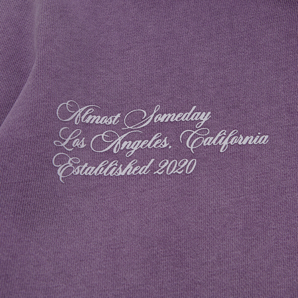 Almost Someday SIGNATURE SUNFADE HOODIE 2.0 (sunfade purple)