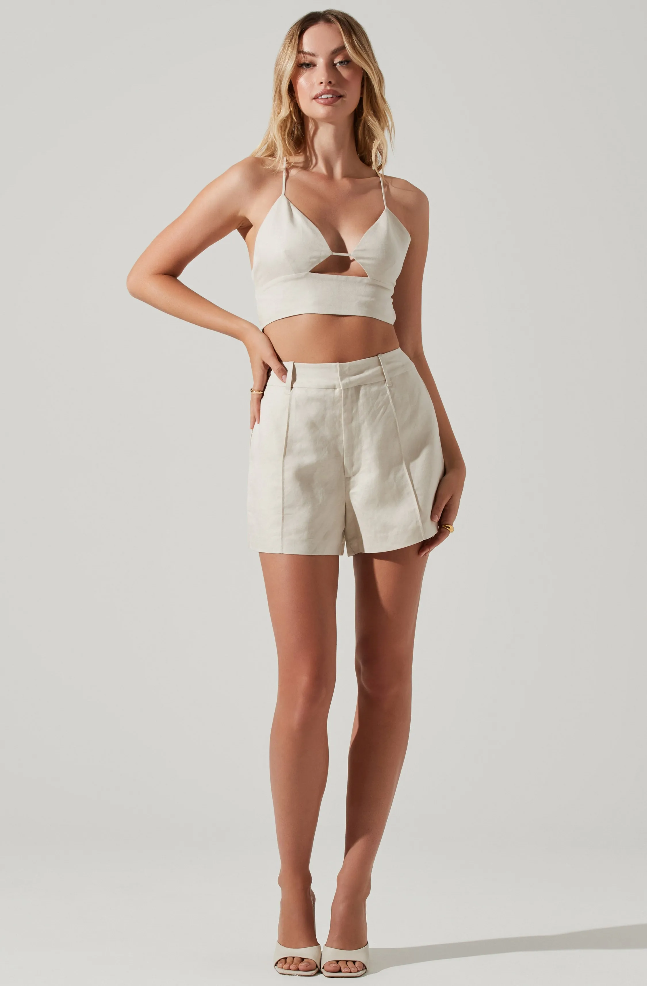 Amiah Cutout Crop Top