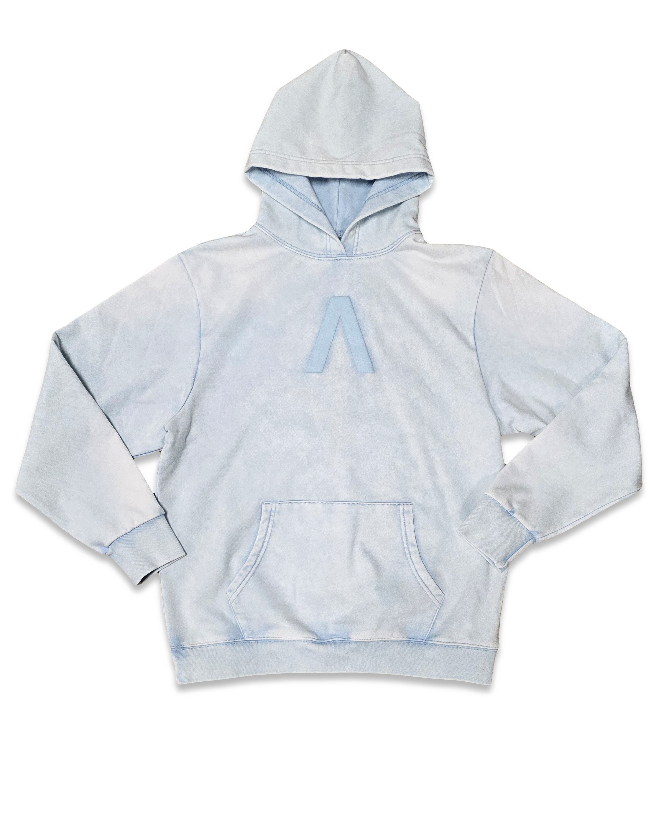 AOLOGNE STAND ALONE WASH HOODIE (POWDER BLUE)