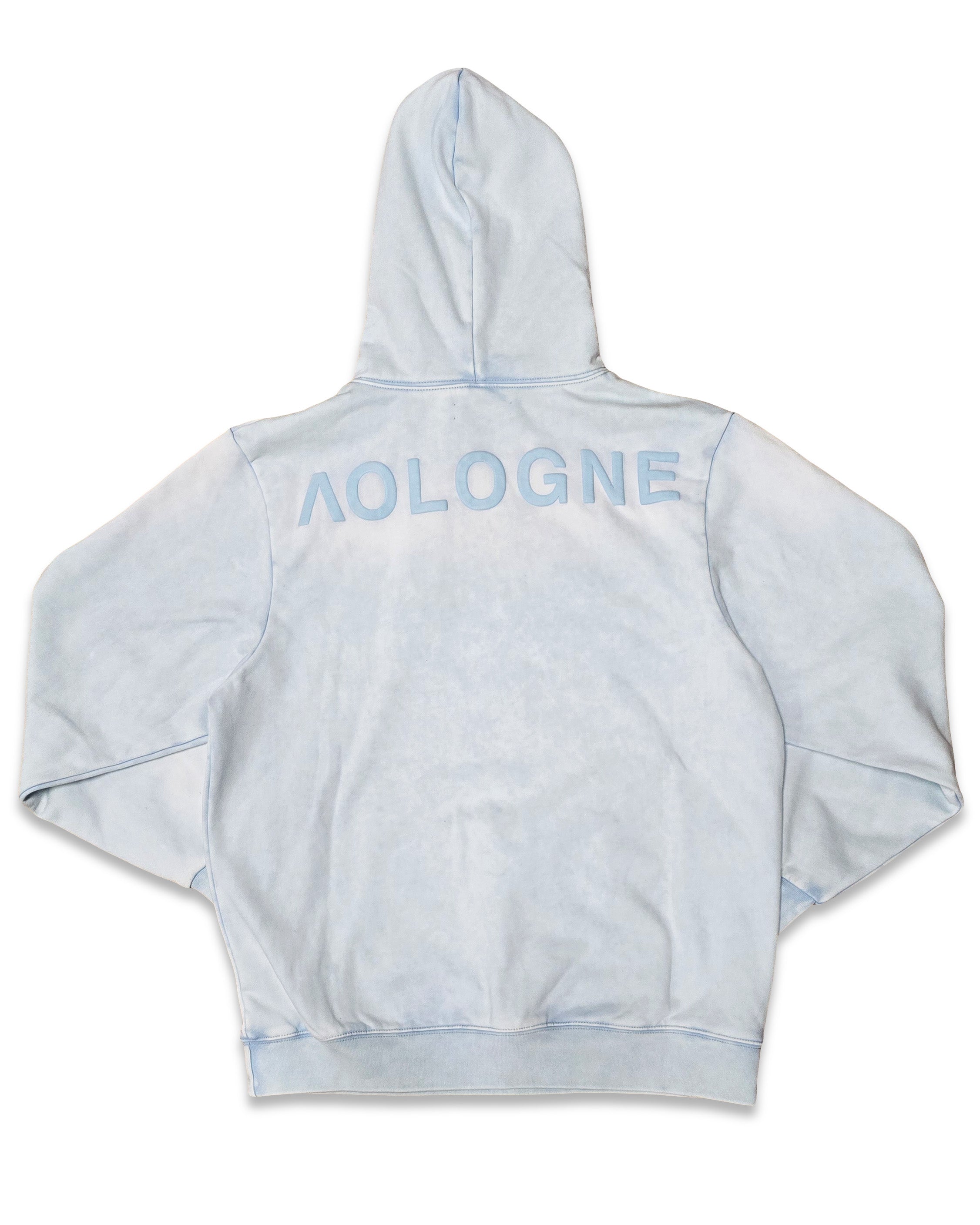 AOLOGNE STAND ALONE WASH HOODIE (POWDER BLUE)