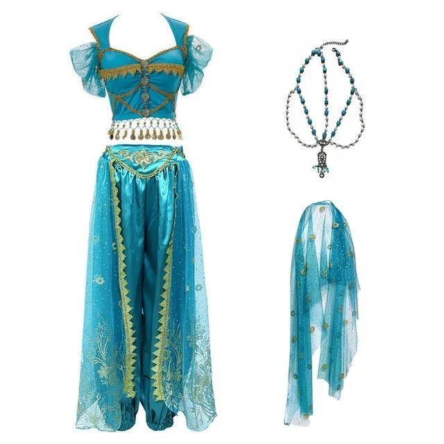 Arabian Costumes Dance Embroider Belly Dancer Fancy Outfit