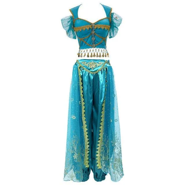 Arabian Costumes Dance Embroider Belly Dancer Fancy Outfit