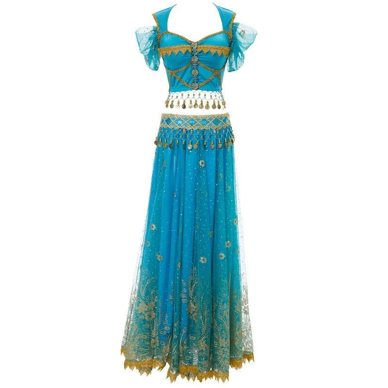 Arabian Costumes Dance Embroider Belly Dancer Fancy Outfit