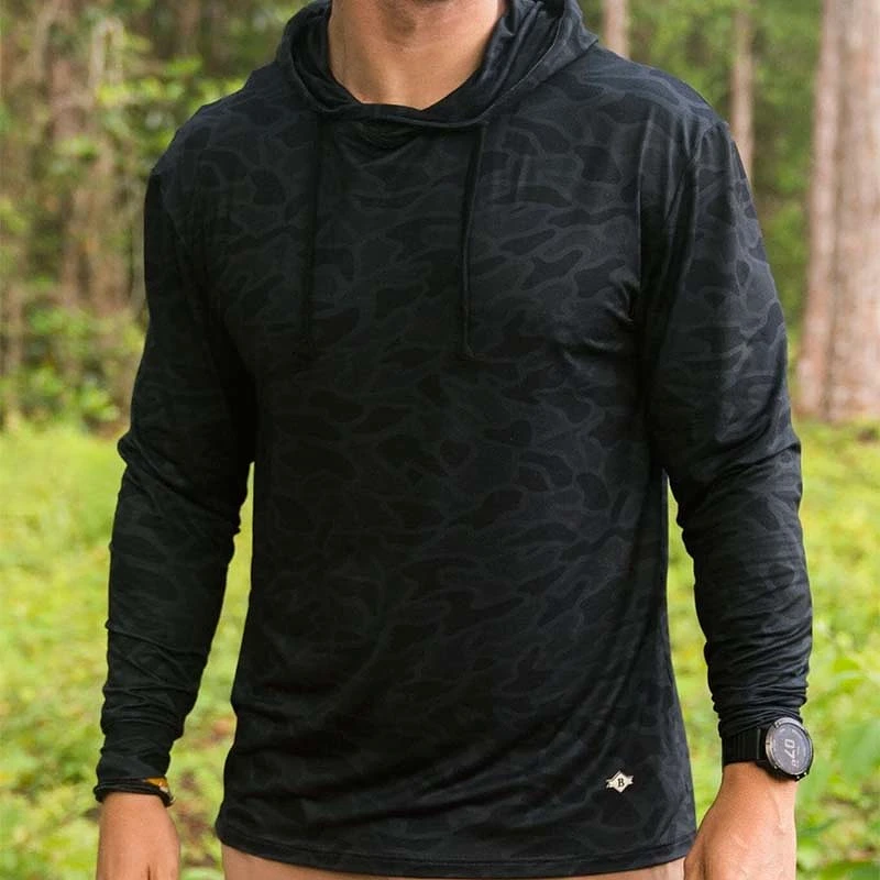 Black Camo Performance Hoodie