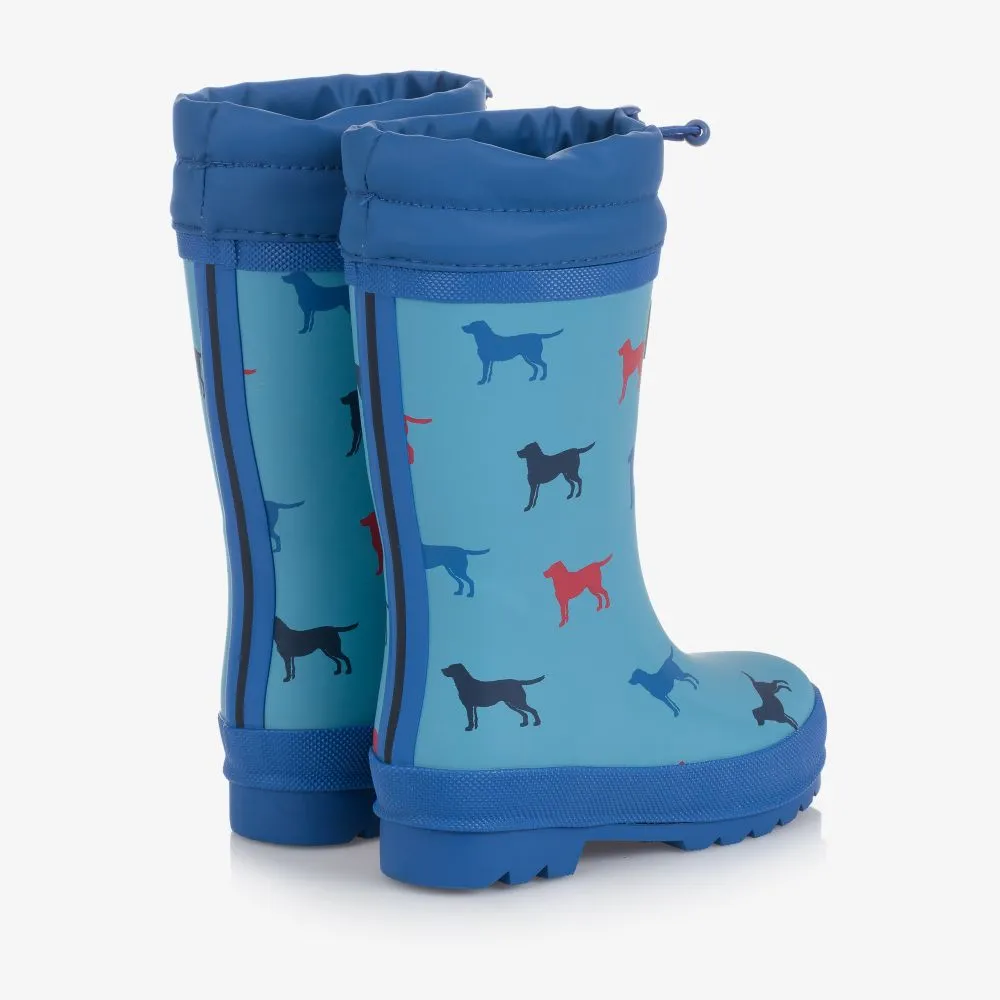 Blue Dogs Rain Boots