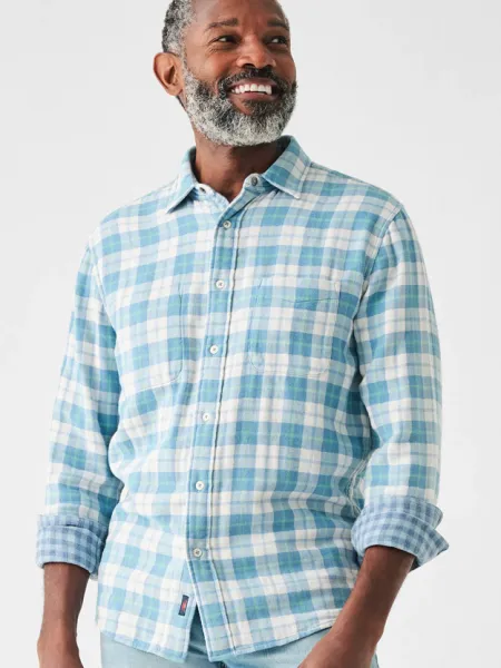 BLUE PLAID REVERSIBLE SHIRT