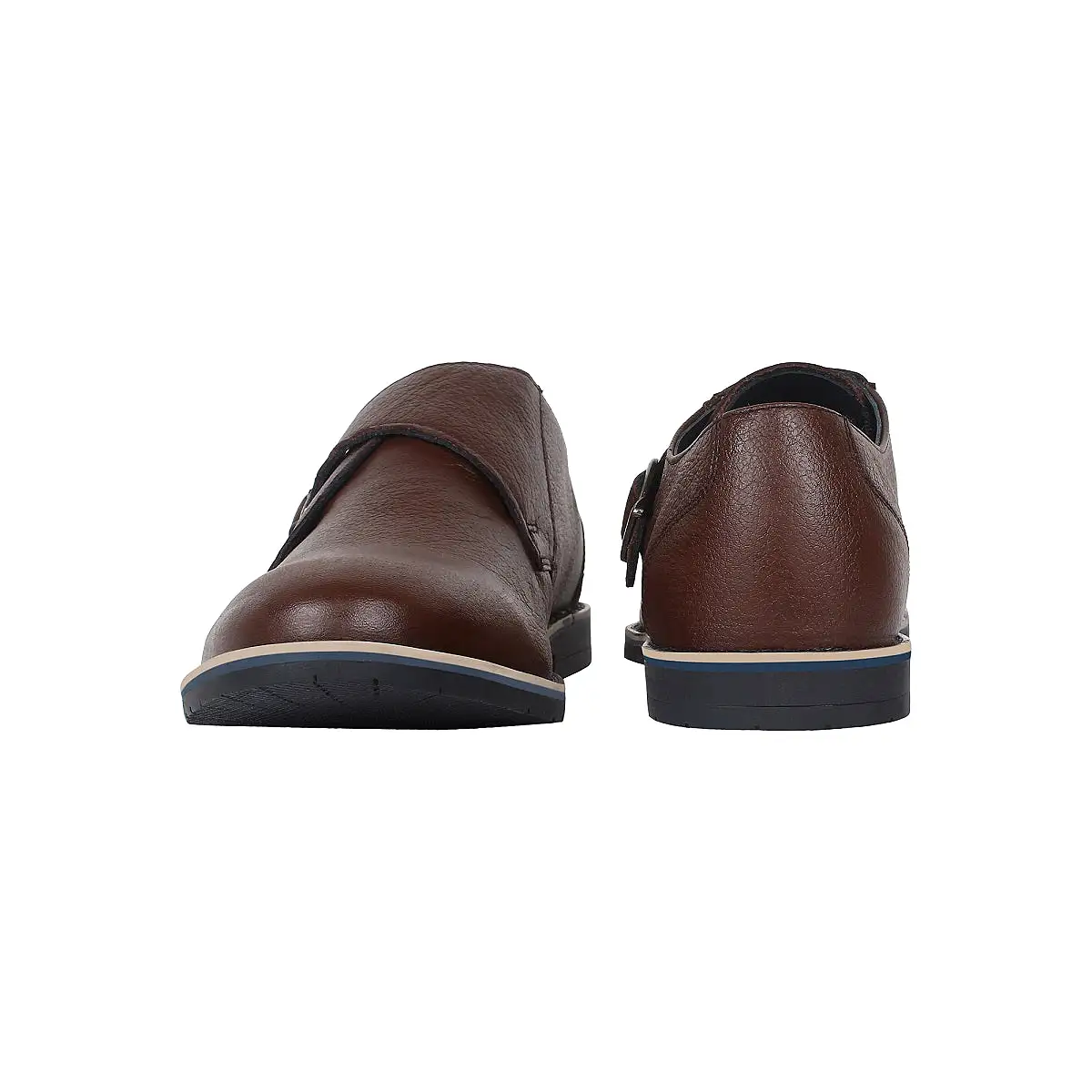 Brown Monk Strap Shoes -Defective