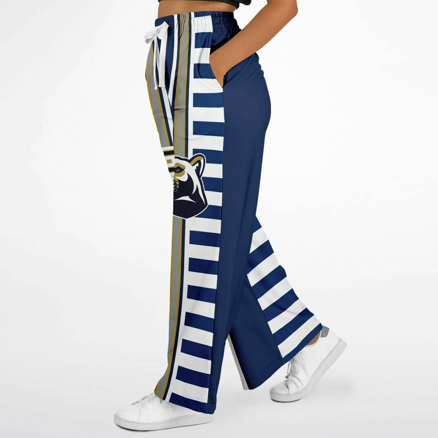 Captain Jack Sailor Stripe Eco-Poly Stretchy Phat Bellbottoms