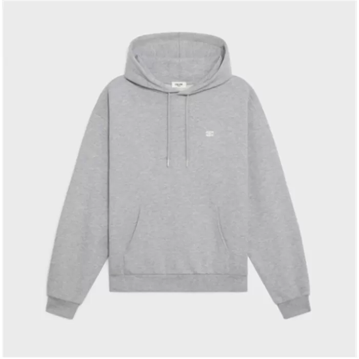 CELINE  |COTTON/CASHMERE TRIOMPHE HOODIE