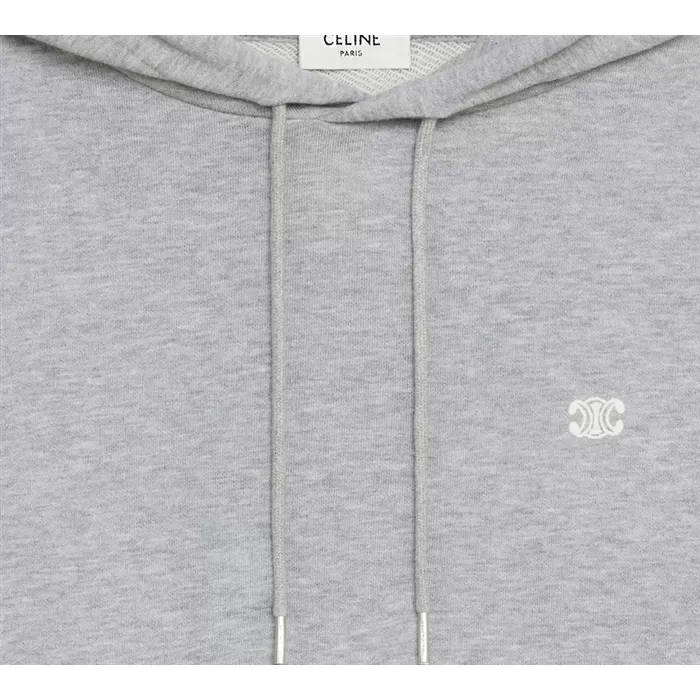 CELINE  |COTTON/CASHMERE TRIOMPHE HOODIE