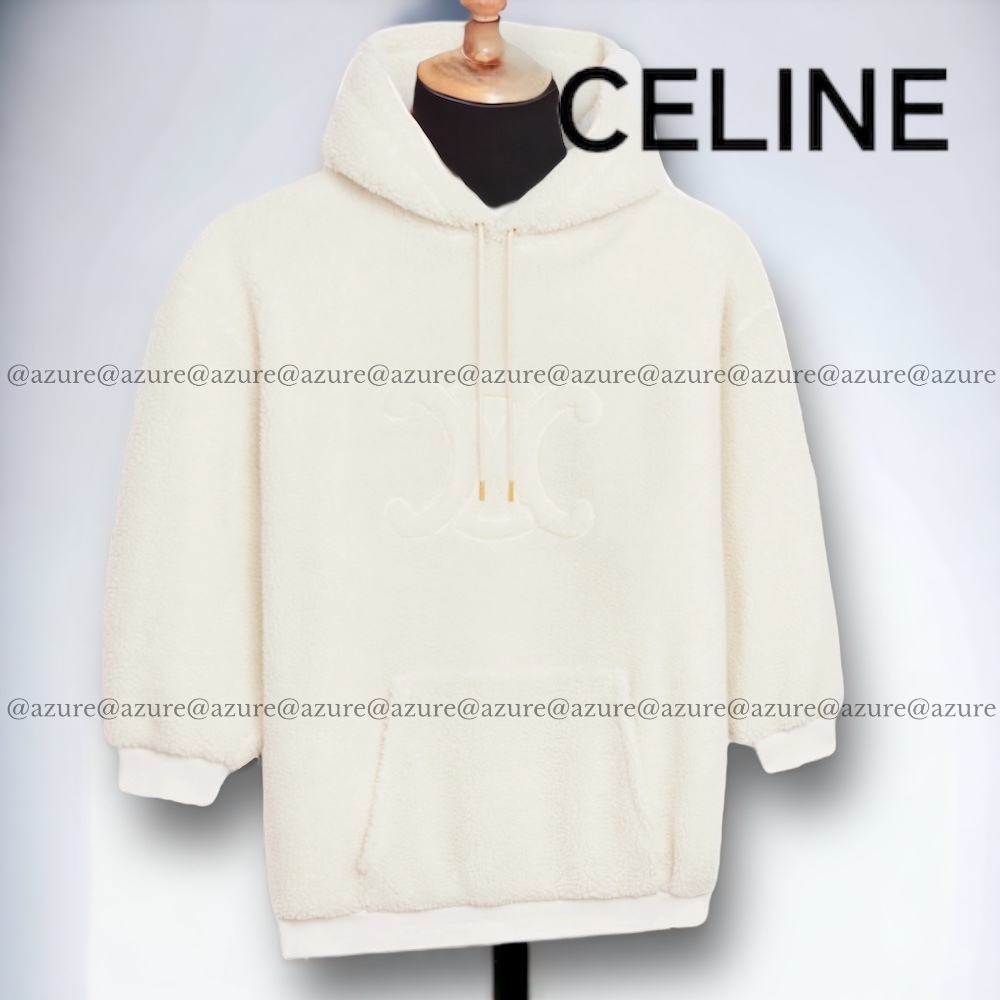 CELINE  |Oversized Triomphe hoodie in Fleece