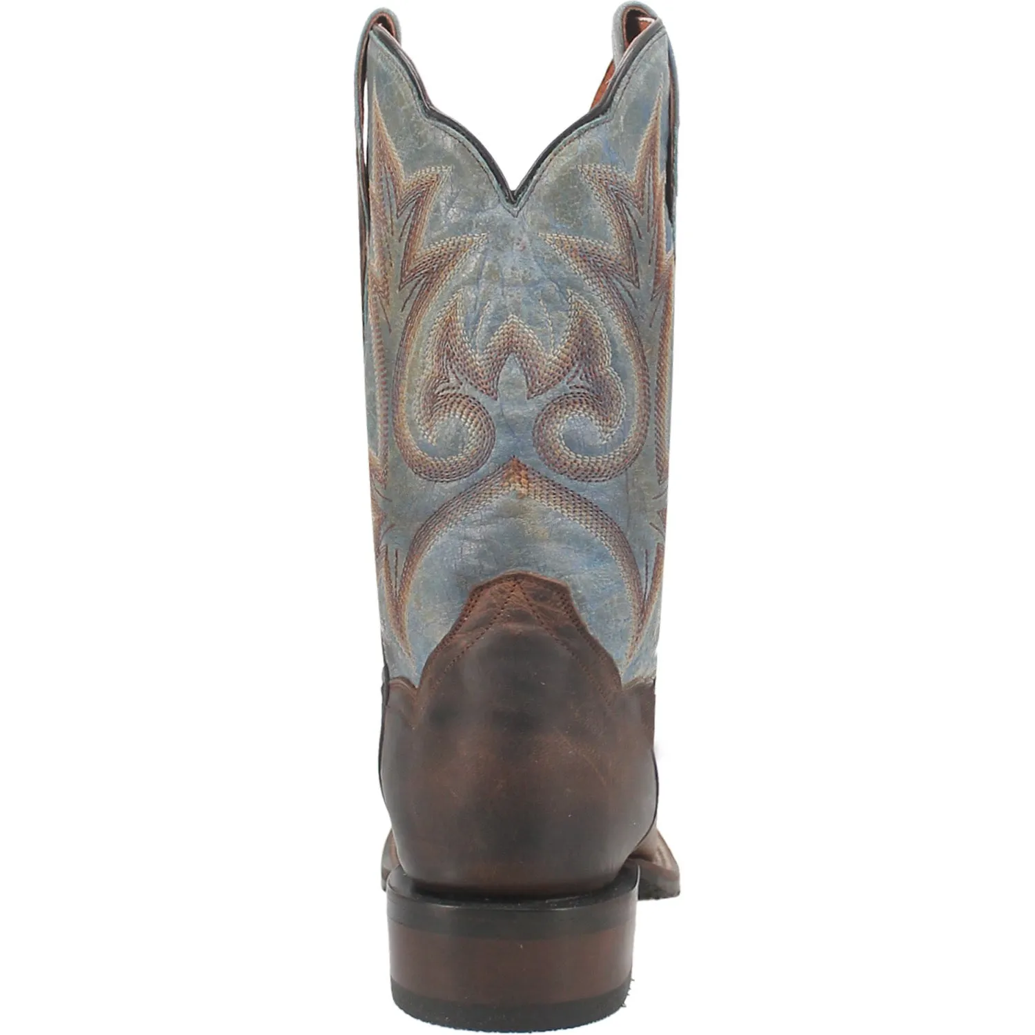 Dan Post Womens Kelsi Brown/Blue Leather Cowboy Boots