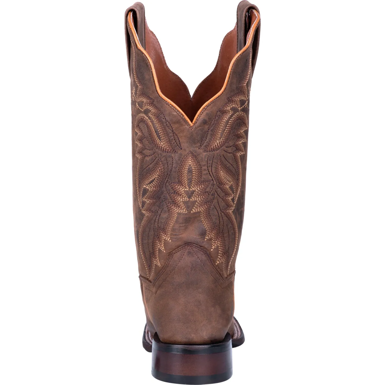 Dan Post Womens Tan Cowboy Boots Leather Square Toe