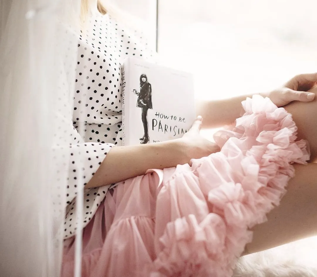 DOLLY by Le Petit Tom  FRILLY SKIRT ballet pink