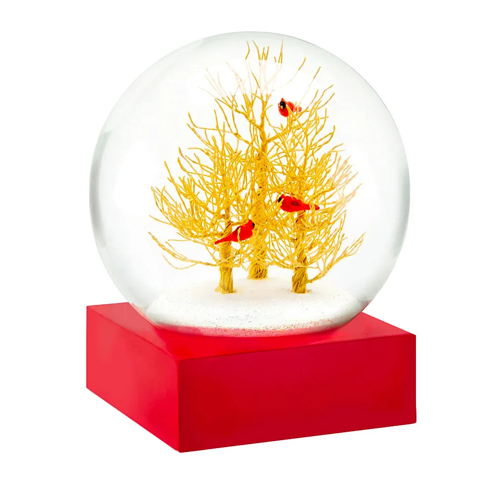 Golden Boughs Snow Globe