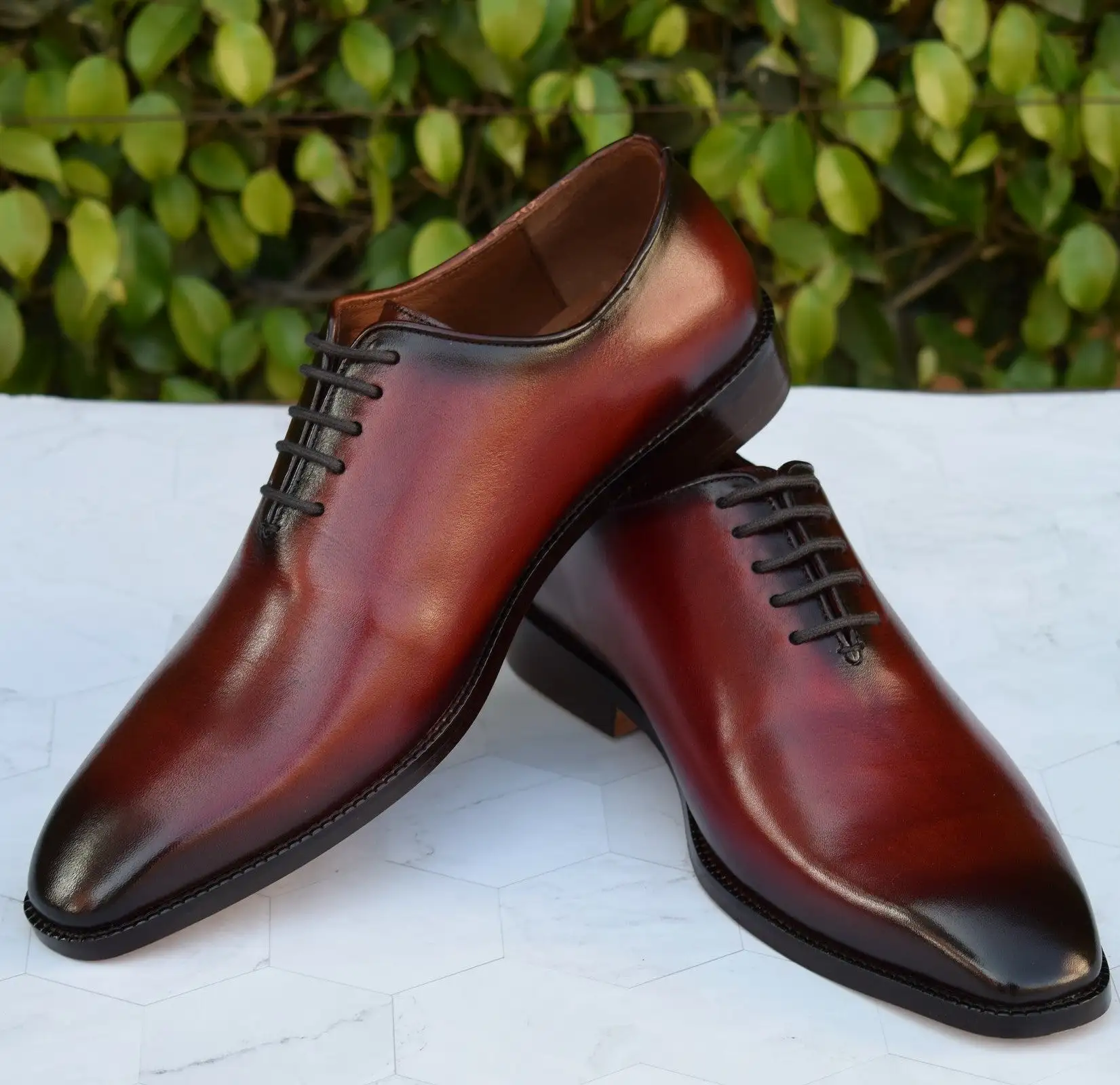 Grant Wine Wholecut Shoes