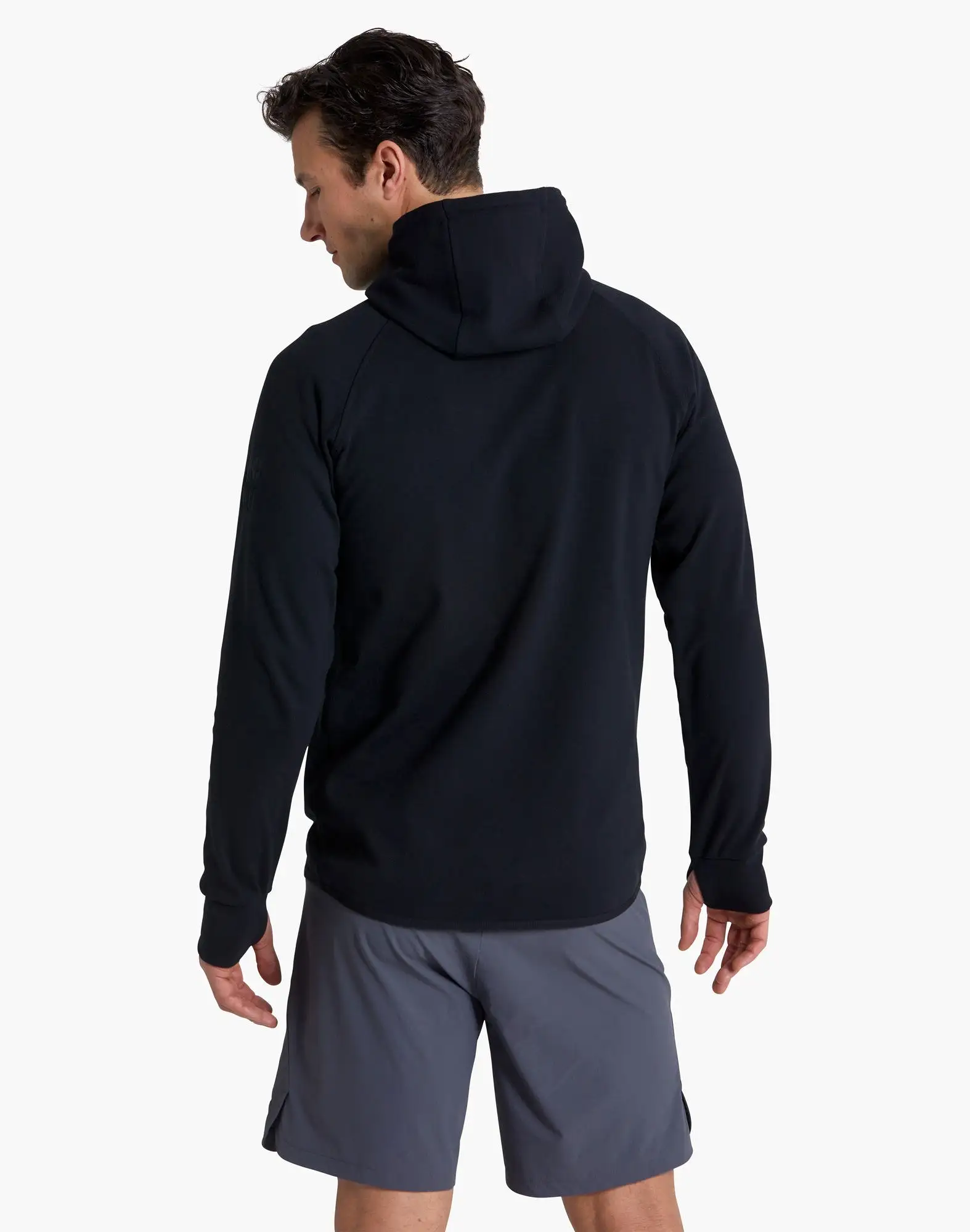 Gym+Coffee Essential Zip Hoodie (Mens) - Black