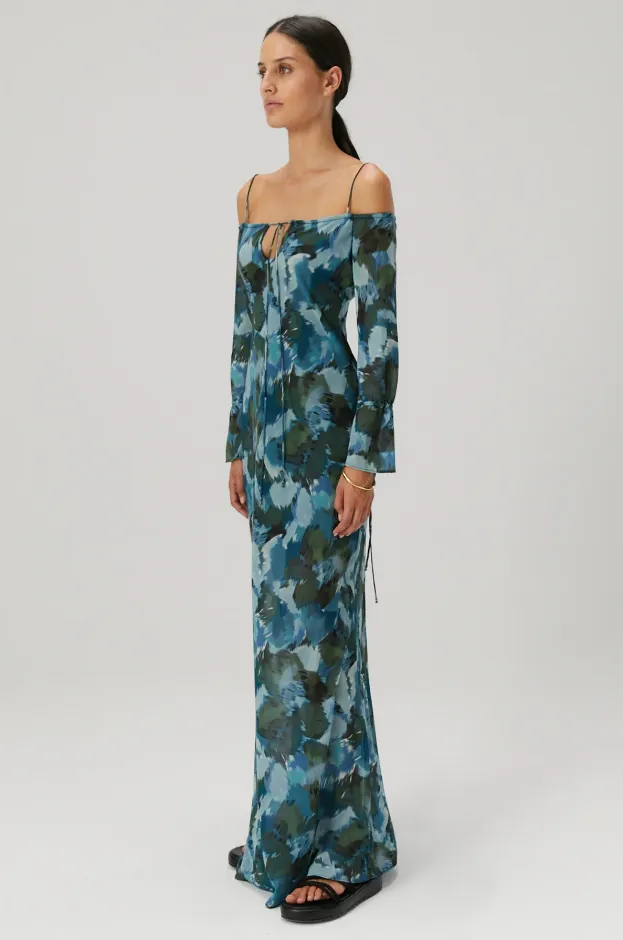 Halcyon Print Aracely Maxi Dress