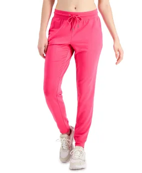 Id Ideology Women's Knit Jogger Pants Pink Size Large