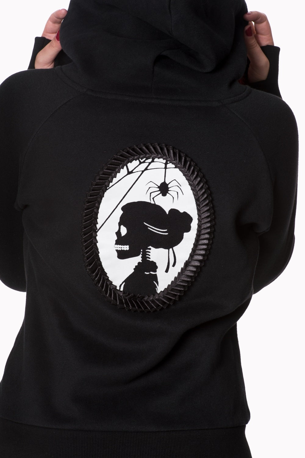 Keep it Calm Web Womans Hoodie