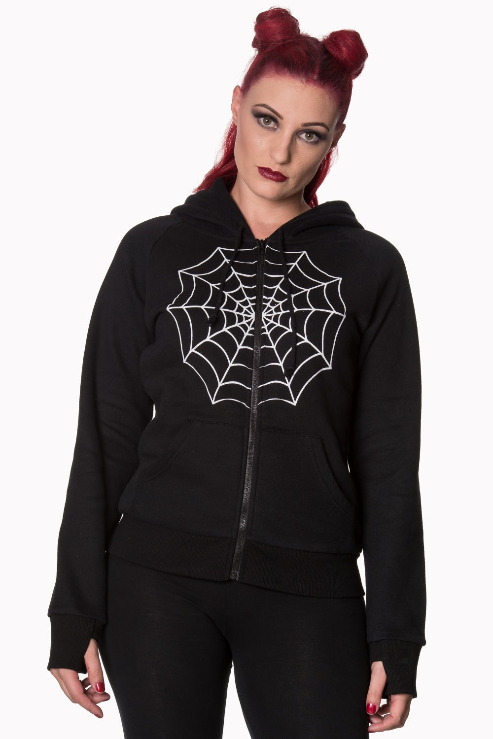 Keep it Calm Web Womans Hoodie