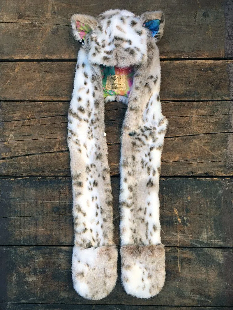 Limited Edition Spotted Siberian Snow Leopard SpiritHood