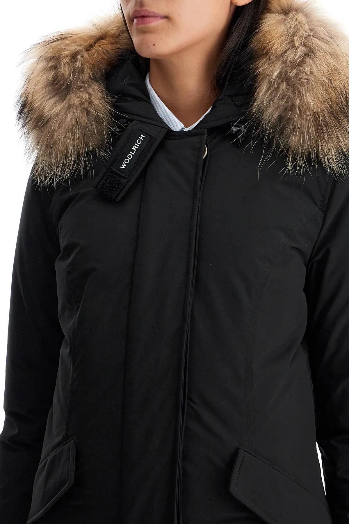 luxury arctic parka with fur