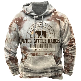 Men's Cowboy Hoodie