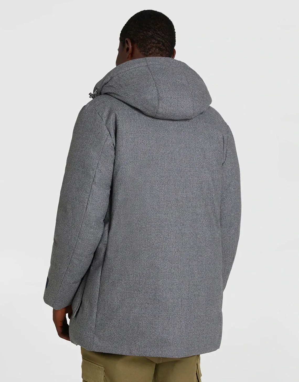 MEN'S LUXE ARCTIC PARKA GREY TWEED