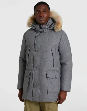 MEN'S LUXE ARCTIC PARKA GREY TWEED