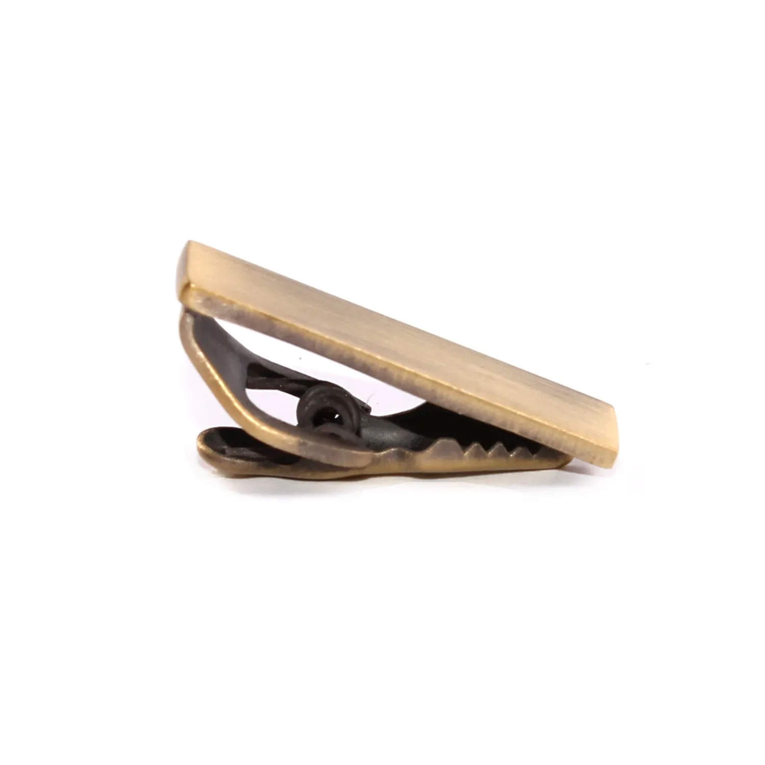 Mini Brushed Brass Skinny Tie Bar