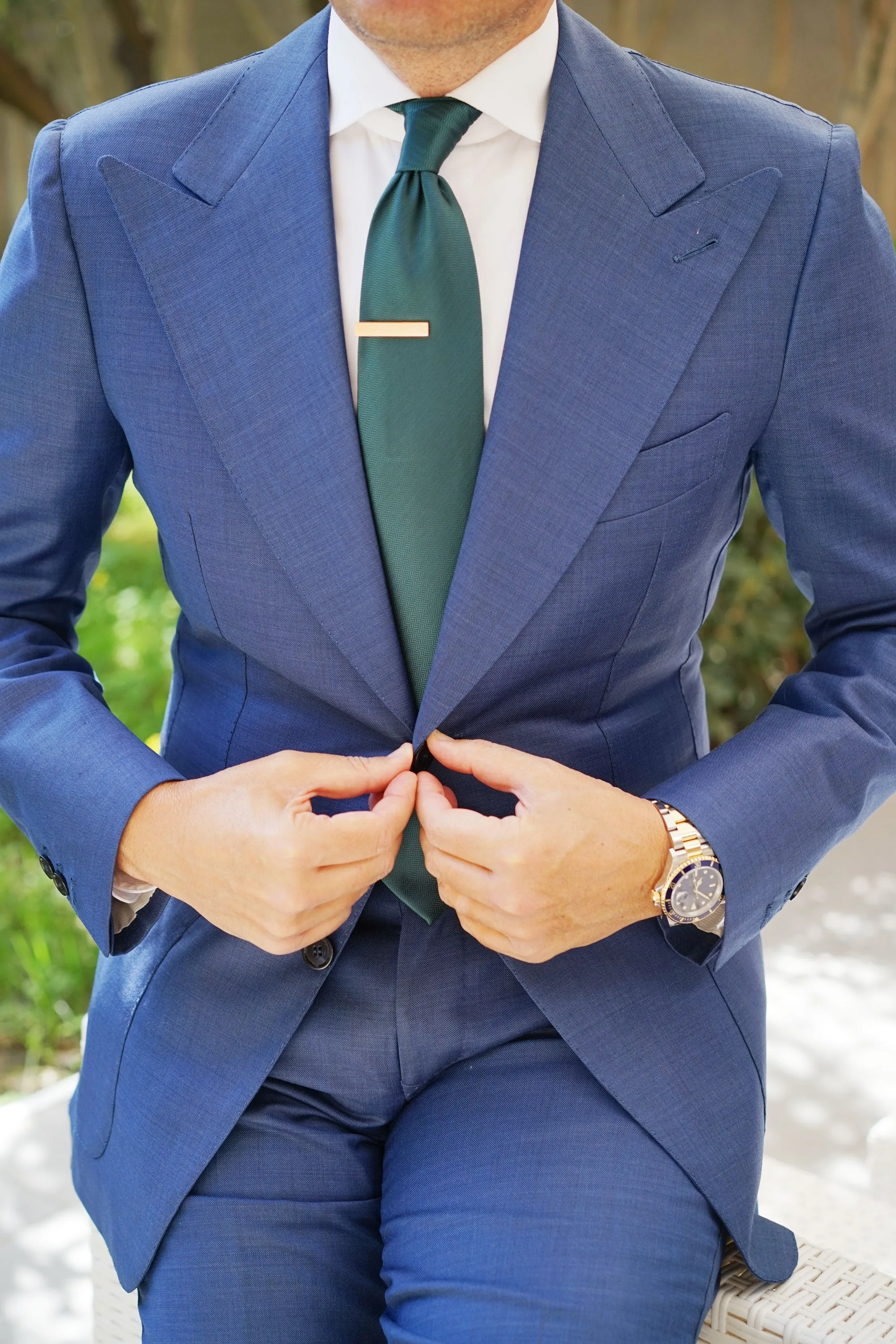 Mini Rose Gold Eddington Tie Bar