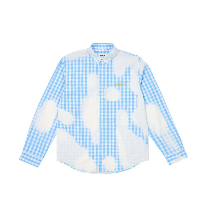 Palace Skateboards  |Stripes Other Plaid Patterns Street Style Long Sleeves