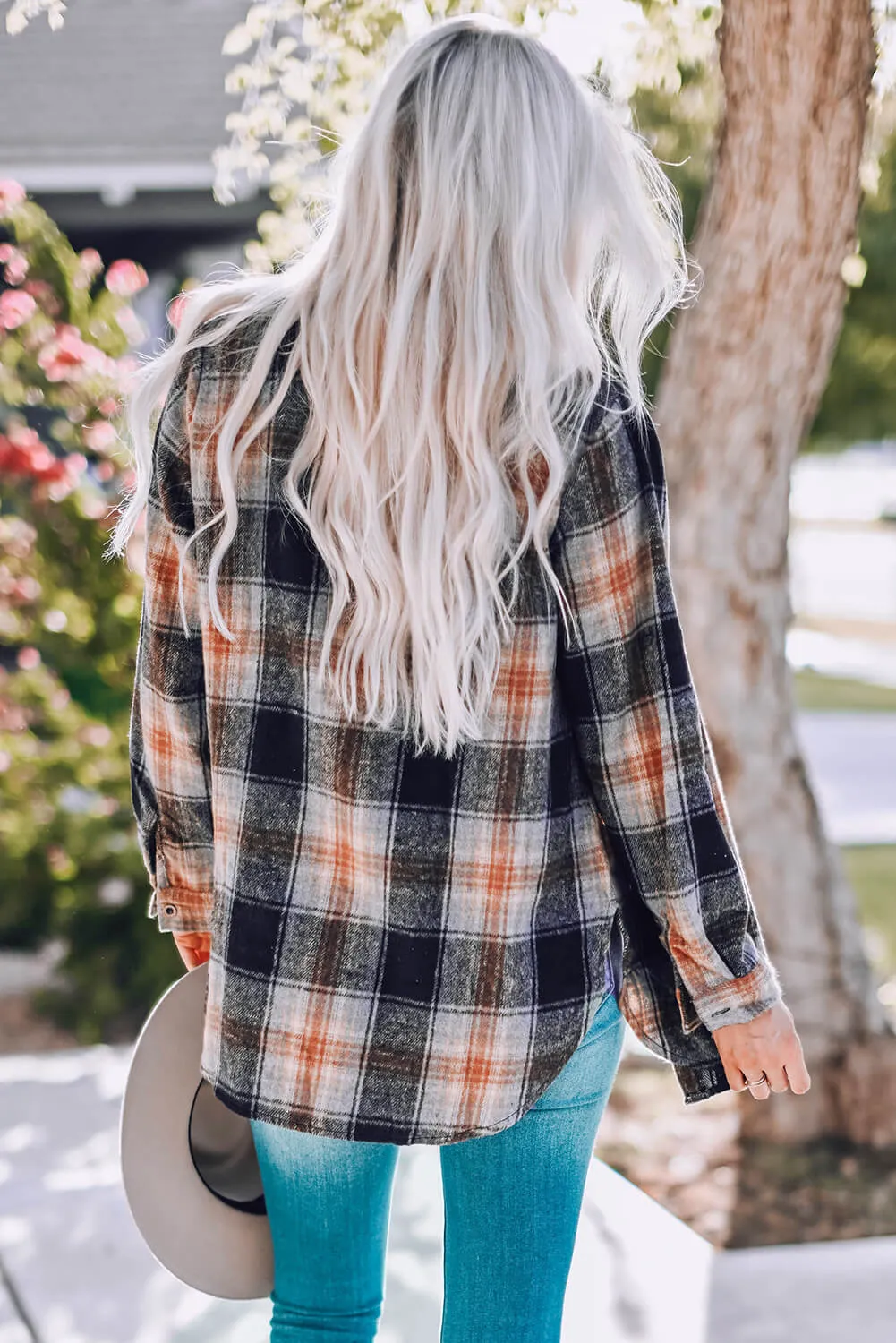 Pumpkin Spice Plaid Shirt