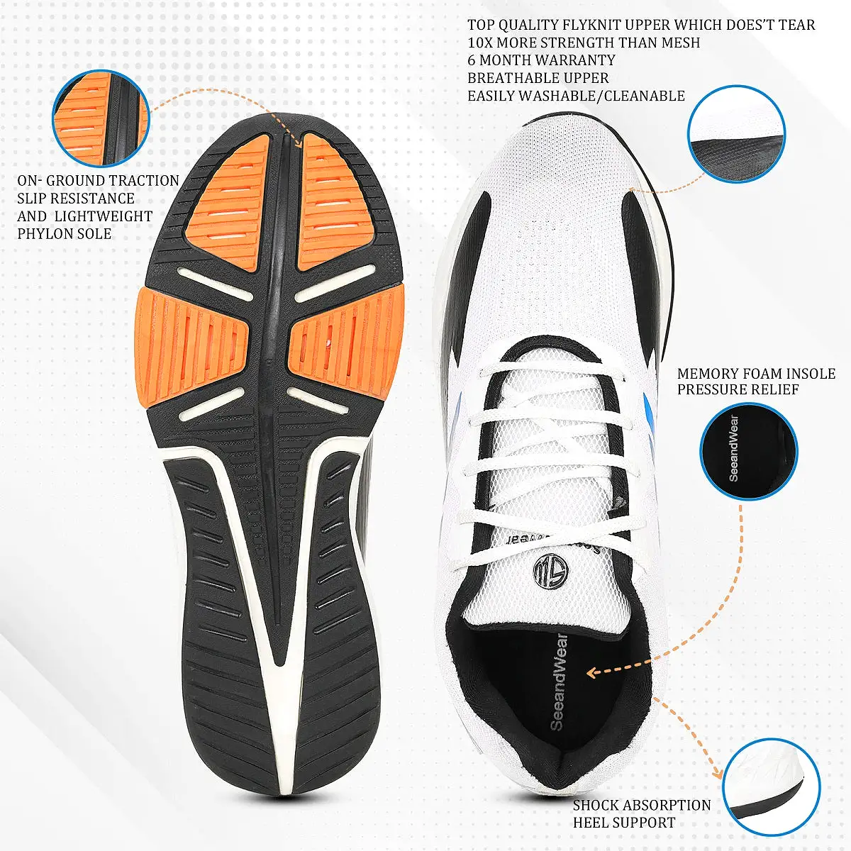 SeeandWear Runner Sport Shoes For Men