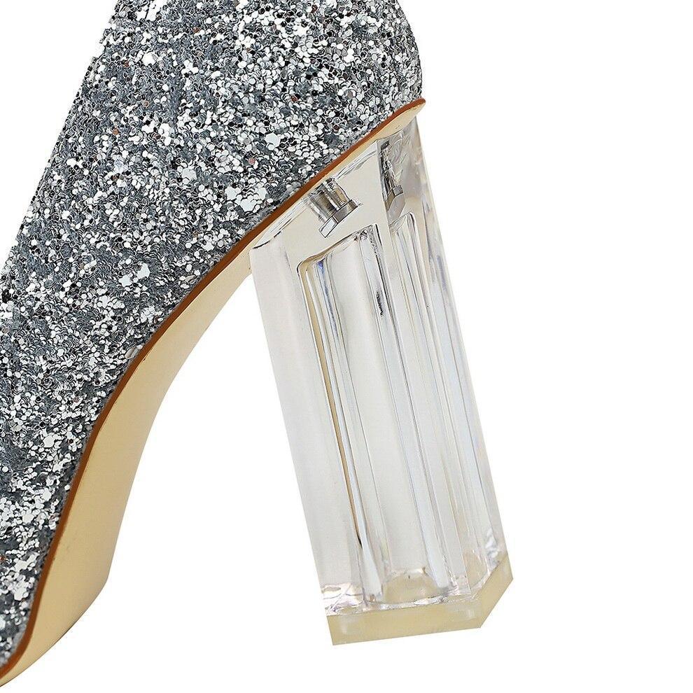 Sequined Party Pumps Shoes