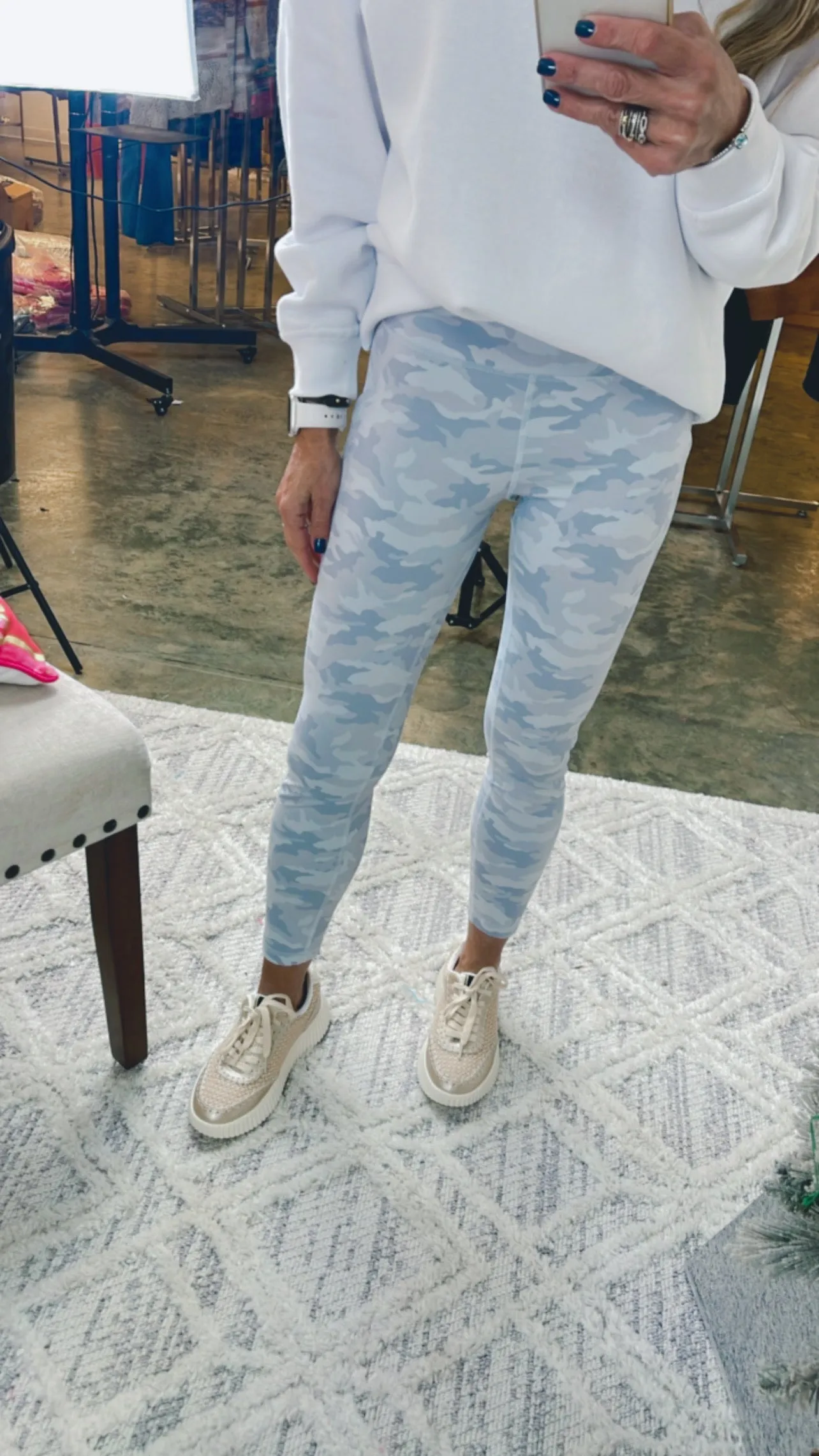 SNOW CAMO LEGGINGS--FLASH SALE