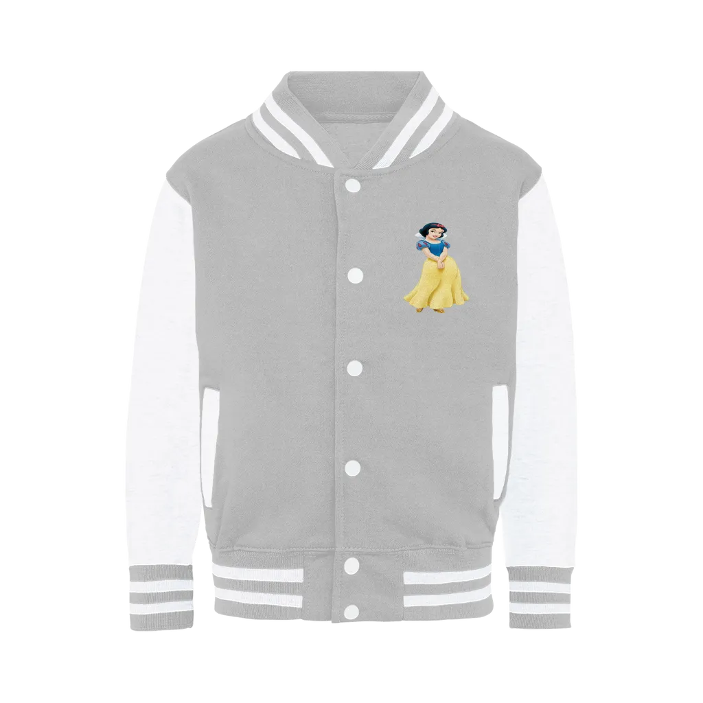 snow white Varsity Jacket