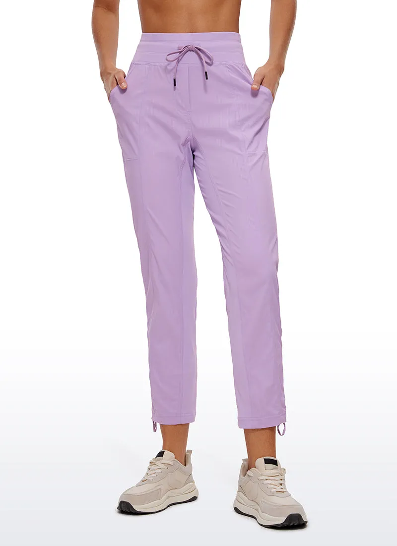 Striped Pants with Pockets 27''- Cinched Leg