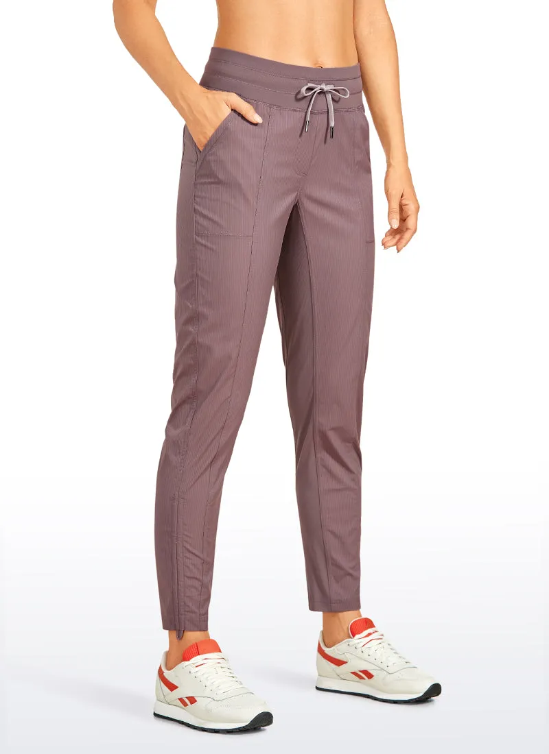 Striped Pants with Pockets 27''- Cinched Leg