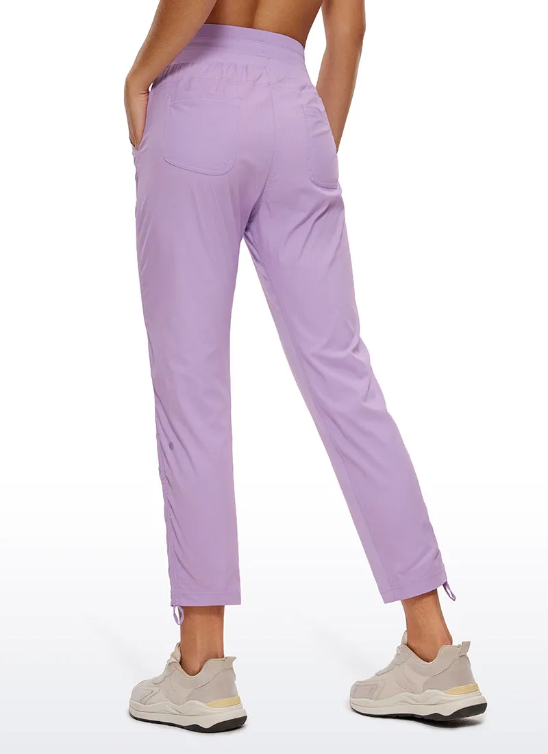 Striped Pants with Pockets 27''- Cinched Leg