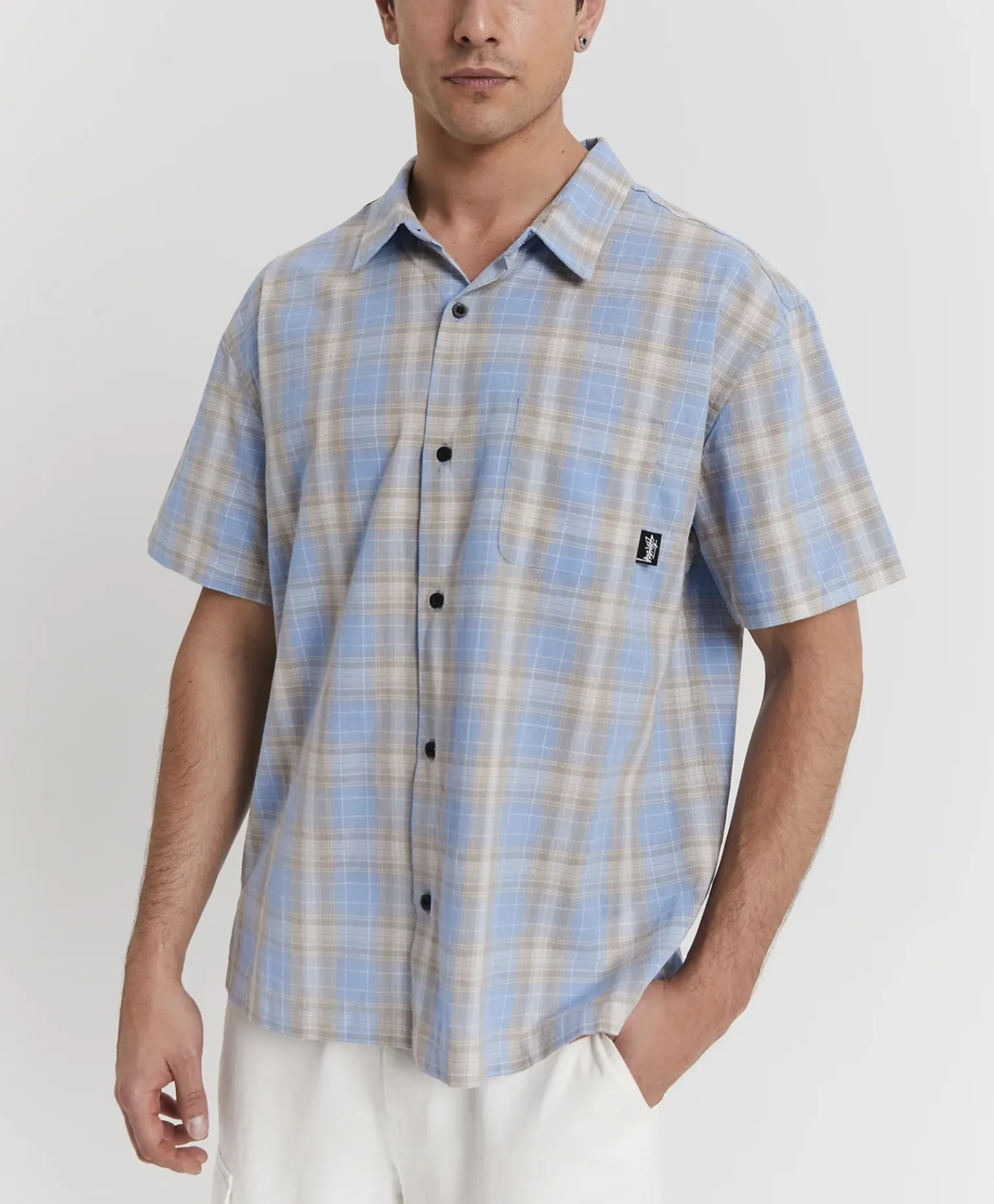 STUSSY  |Other Plaid Patterns Unisex Street Style Cotton