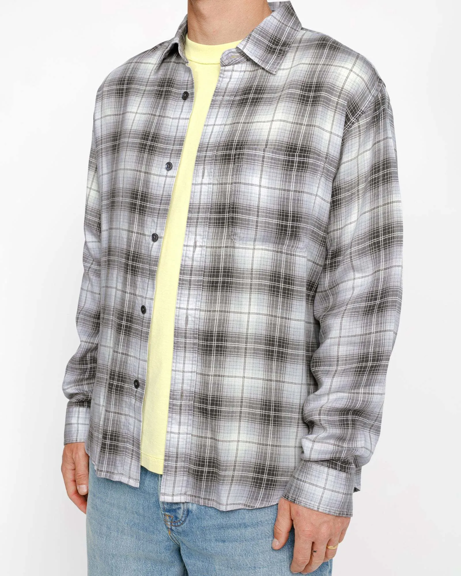 STUSSY  |Other Plaid Patterns Unisex Street Style Long Sleeves Logo