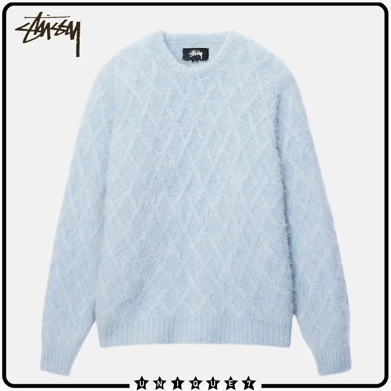 STUSSY  |Other Plaid Patterns Unisex Sweat Street Style