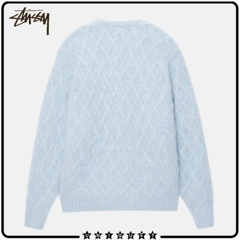 STUSSY  |Other Plaid Patterns Unisex Sweat Street Style