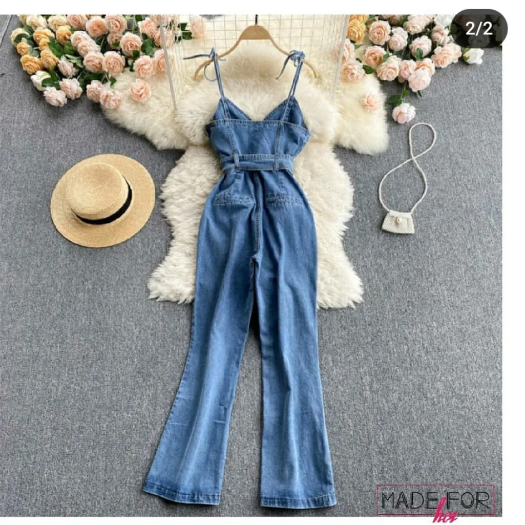 Triana Denim Jumpsuit