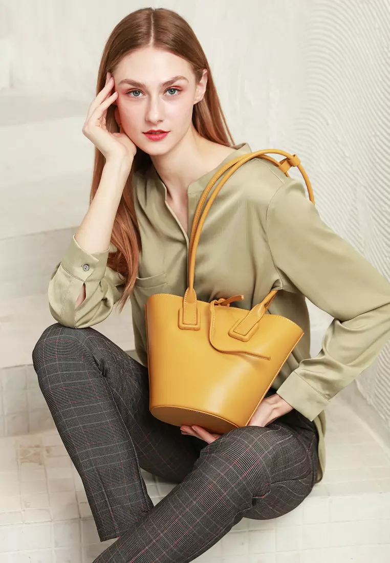 Twenty Eight Shoes Stylish Cowhide Bucket Bags DL9067