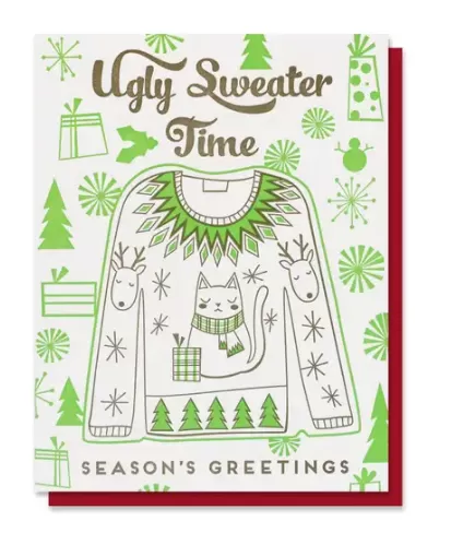 Ugly Sweater Time Card